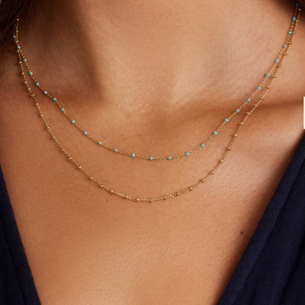 Gorjana Capri Layer Necklace - like new!